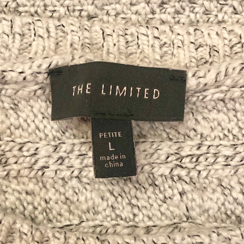 Limited Partial Cable-Knit Sweater - Euc! - image 6